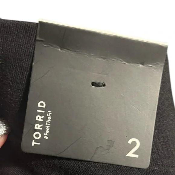 Torrid Black Plus Size Leggings with Square Studs - Picture 3 of 8